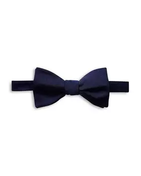 Шелковый галстук-бабочка Eton Grosgrain, синий