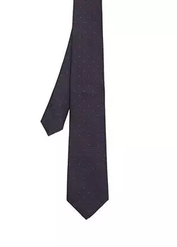 Шелковый галстук Canali, черный