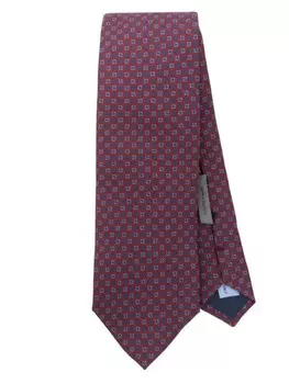 Шелковый галстук Corneliani, красный