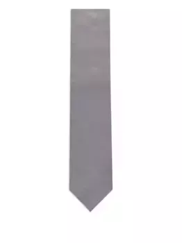 Шелковый галстук Corneliani, серый