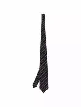 Шелковый галстук в полоску Zegna, мультиколор