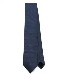 Шелковый галстук Zegna, синий