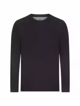 Шелковый лонгслив Brunello Cucinelli, черный