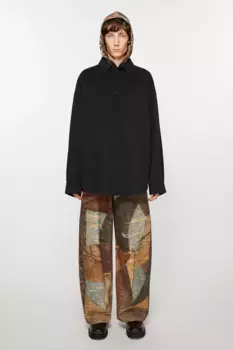 Шерстяная куртка Acne Studios, черный