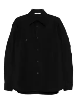 Шерстяная куртка-рубашка Givenchy, черный