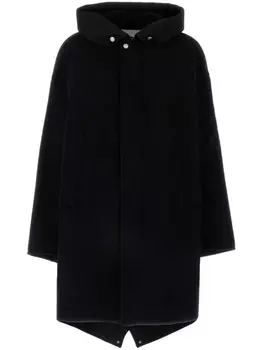 Шерстяная парка Jil Sander, черный