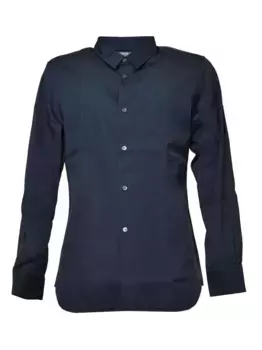 Шерстяная рубашка COMME DES GARCONS, синий