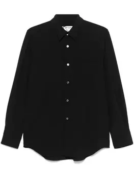 Шерстяная рубашка Comme Des Garons, черный