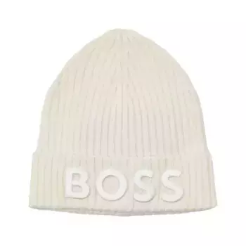 Шерстяная шапка Лара Boss, экрю