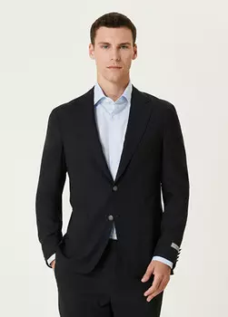 Шерстяное пальто Canali, синий