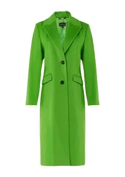 Шерстяное пальто COMMA Between-Seasons Coat, цвет grass green