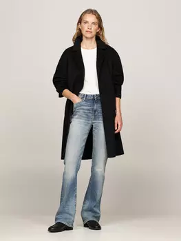 Шерстяное пальто Tommy Hilfiger, черный
