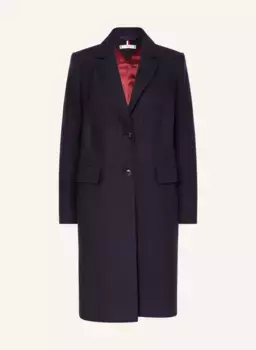Шерстяное пальто Tommy Hilfiger, синий