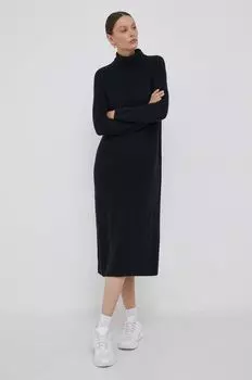 Шерстяное платье Tommy Hilfiger, черный