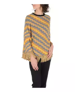 Шерстяное пончо Missoni, мультиколор
