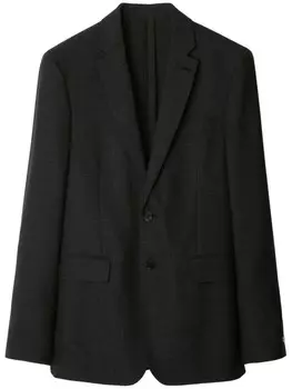 Шерстяной блейзер Burberry, серый