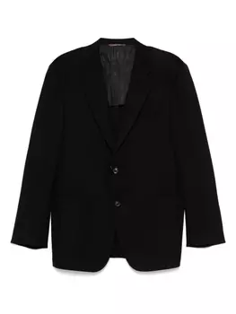 Шерстяной блейзер Canali, черный