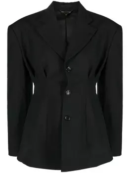 Шерстяной блейзер Comme Des Garons, черный