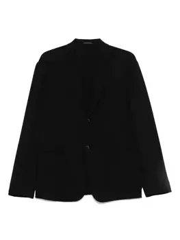 Шерстяной блейзер Giorgio Armani, синий
