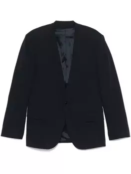 Шерстяной блейзер Lardini, синий