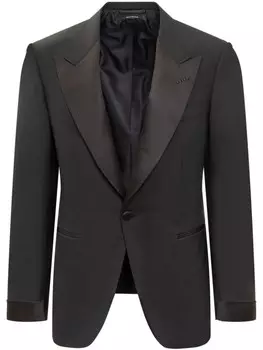 Шерстяной блейзер TOM FORD, черный
