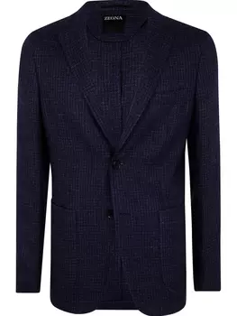 Шерстяной блейзер Zegna, синий