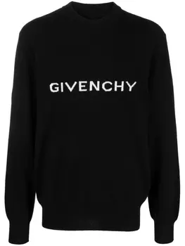 Шерстяной джемпер Archetype с логотипом Givenchy, черный