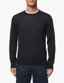 Шерстяной джемпер Emporio Armani, черный