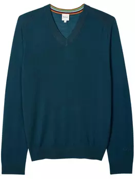 Шерстяной джемпер Paul Smith, синий