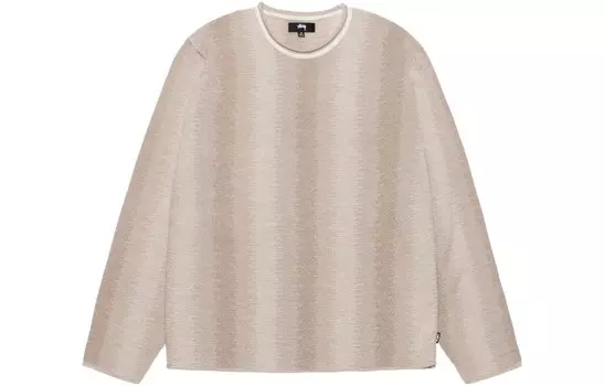 Шерстяной джемпер Stssy Shadow Striped Stussy, коричневый