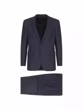 Шерстяной костюм Brioni, тёмно-синий