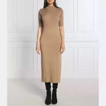 Шерстяной костюм Calvin Klein, коричневый