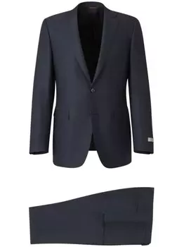 Шерстяной костюм Canali, синий