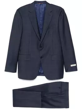 Шерстяной костюм Canali, синий