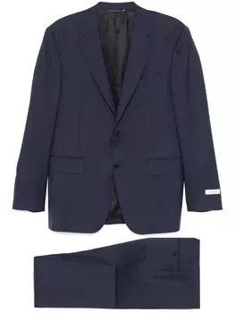 Шерстяной костюм Canali, синий