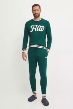 Шерстяной костюм Fila, зеленый