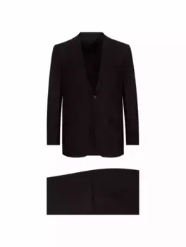 Шерстяной костюм Kiton, черный