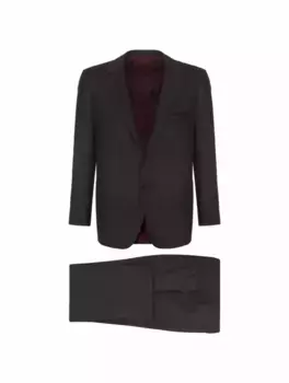 Шерстяной костюм Kiton, серый