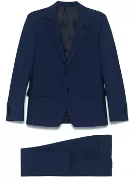 Шерстяной костюм Lardini, синий