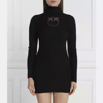 Шерстяной костюм Pinko, черный