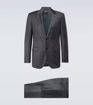 Шерстяной костюм trofeo Zegna, серый