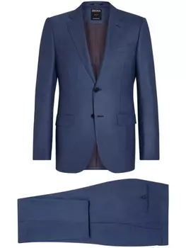 Шерстяной костюм Zegna, синий