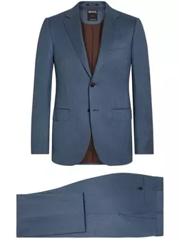 Шерстяной костюм Zegna, синий