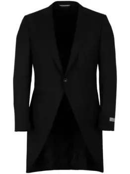 Шерстяной пиджак Canali, черный