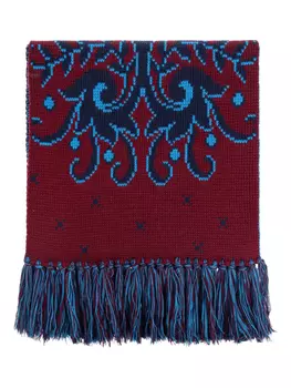 Шерстяной шарф ETRO, красный