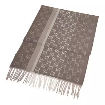 Шерстяной шарф Gg GUCCI