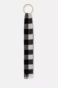 Шерстяной шарф Weekend Max Mara, черный