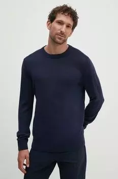 Шерстяной свитер Boss Orange, синий