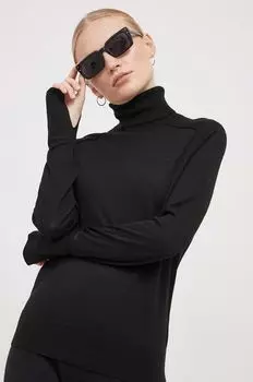 Шерстяной свитер Calvin Klein, черный