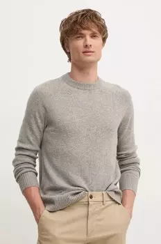 Шерстяной свитер Calvin Klein, серый